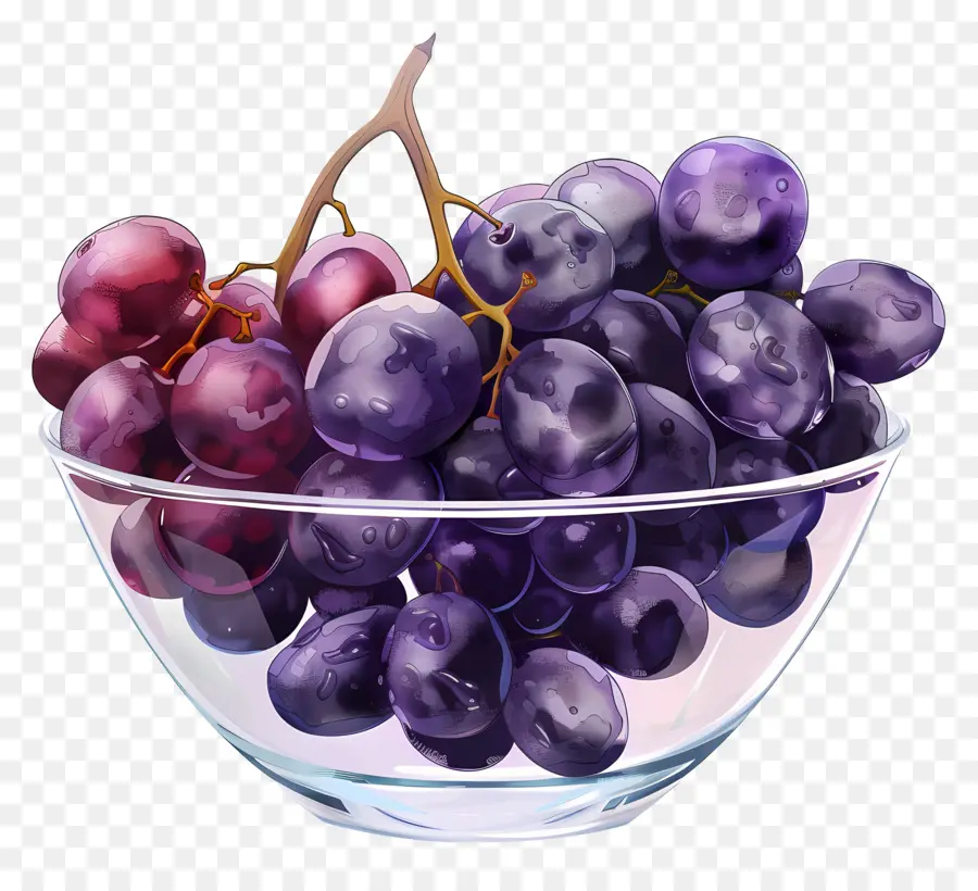 Tazón De Uvas，Uvas PNG