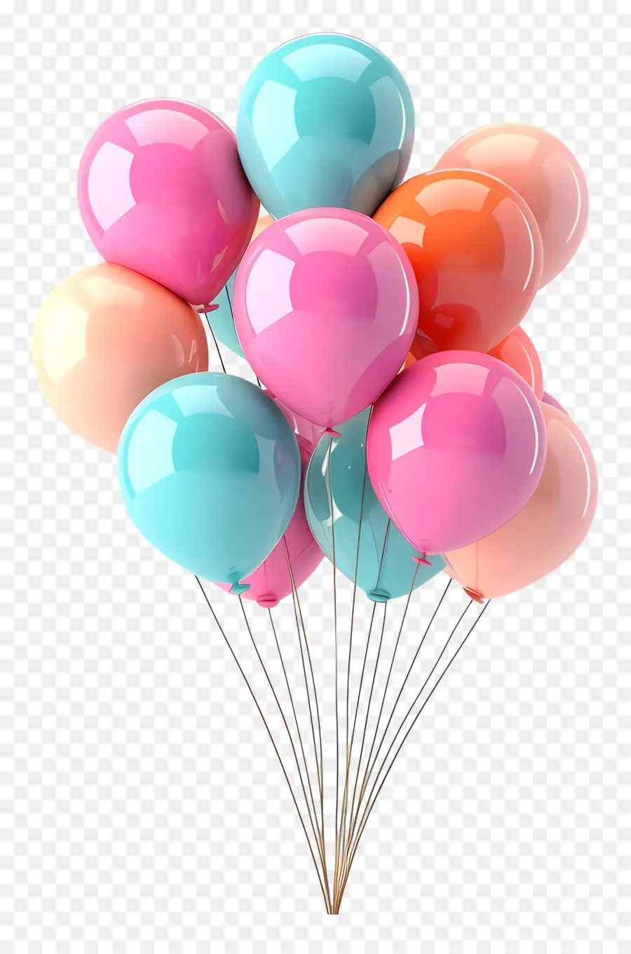 Manojo De Globos，Globos PNG