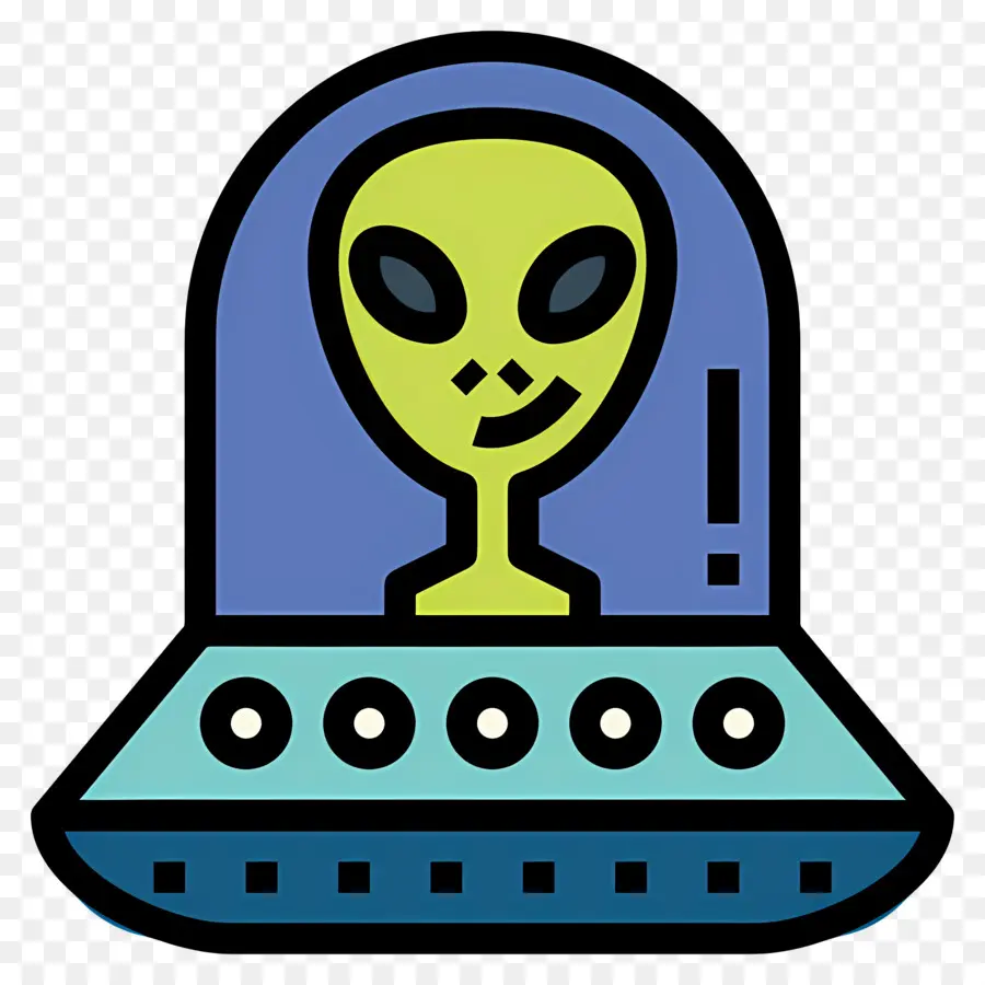 Ovni，Extraterrestre En Ovni PNG