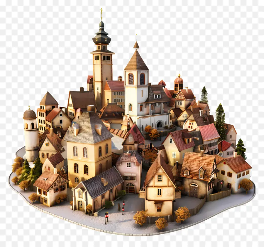 Casco Antiguo，Pueblo En Miniatura PNG