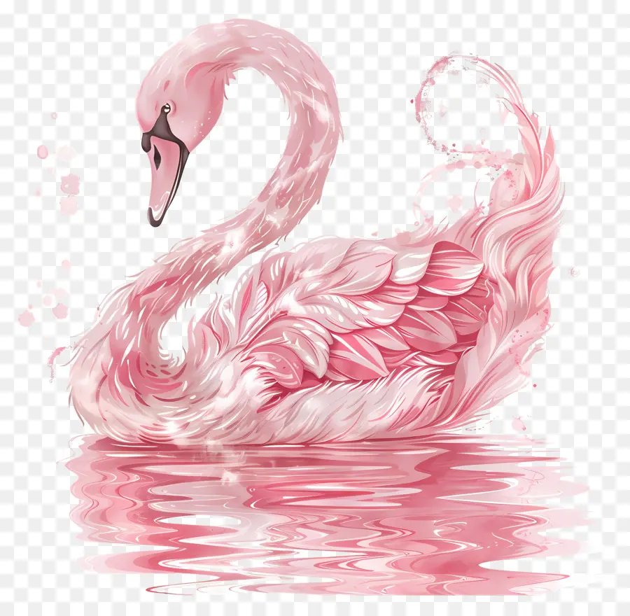 Cisne Rosa，Pájaro PNG