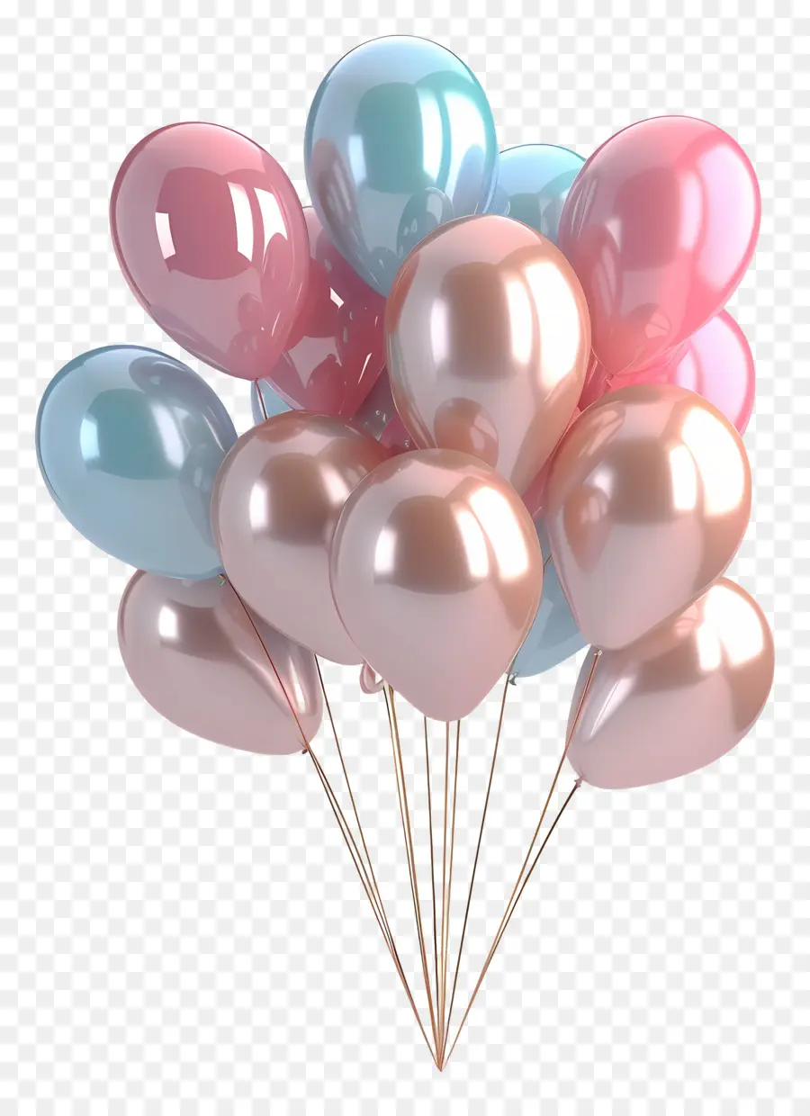 Manojo De Globos，Globos PNG