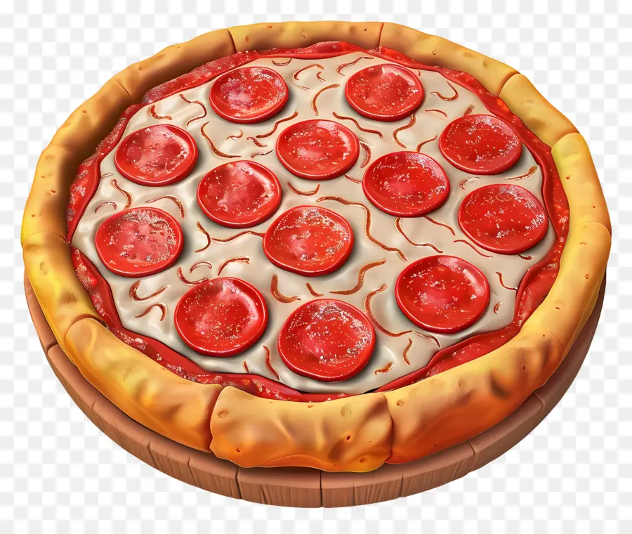 Pizza De Peperoni，Queso PNG