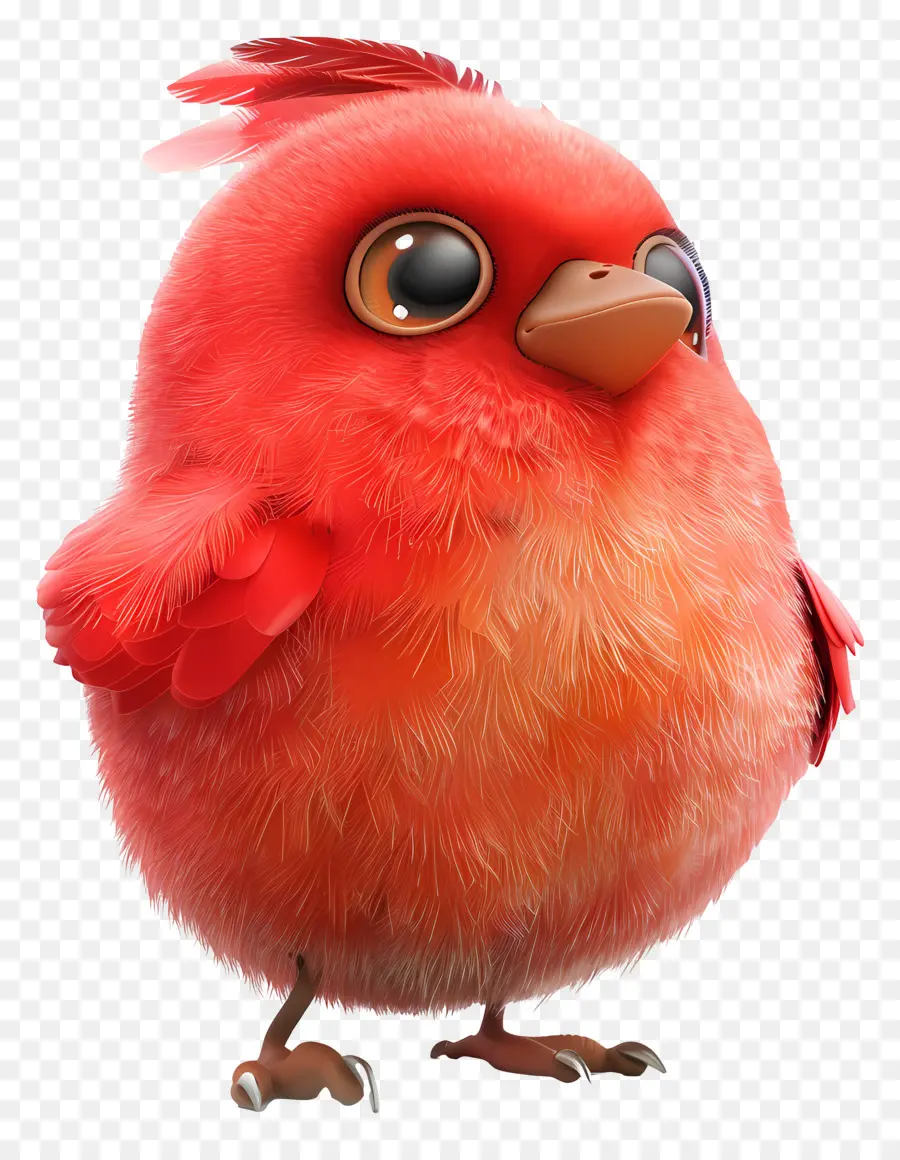 Pájaro Rojo，Lindo PNG