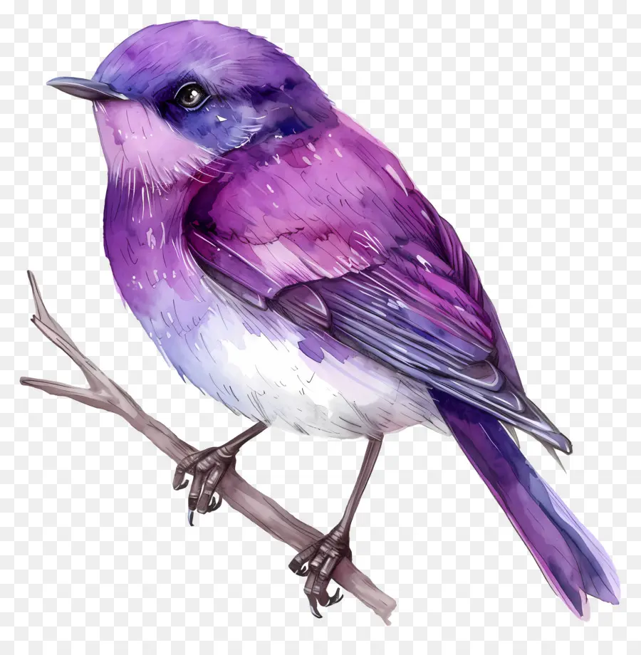 Pájaro Morado，Plumas PNG