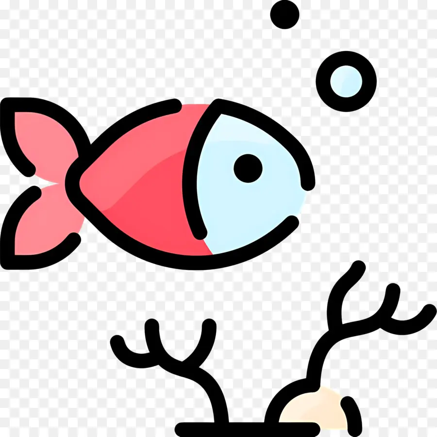 Pez Oceánico，Pescado Rojo PNG