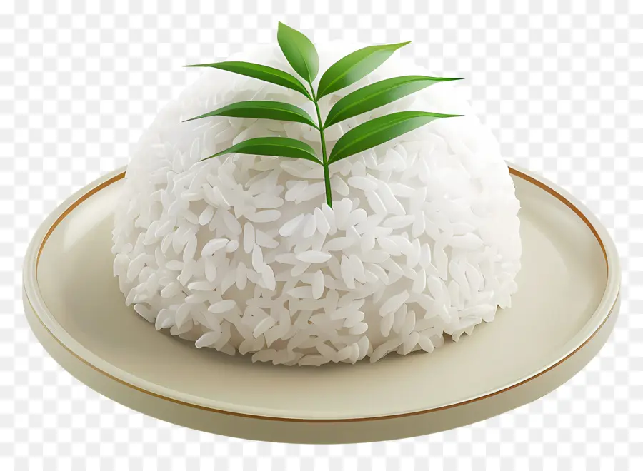 Arroz Al Vapor，Arroz Con Hoja PNG