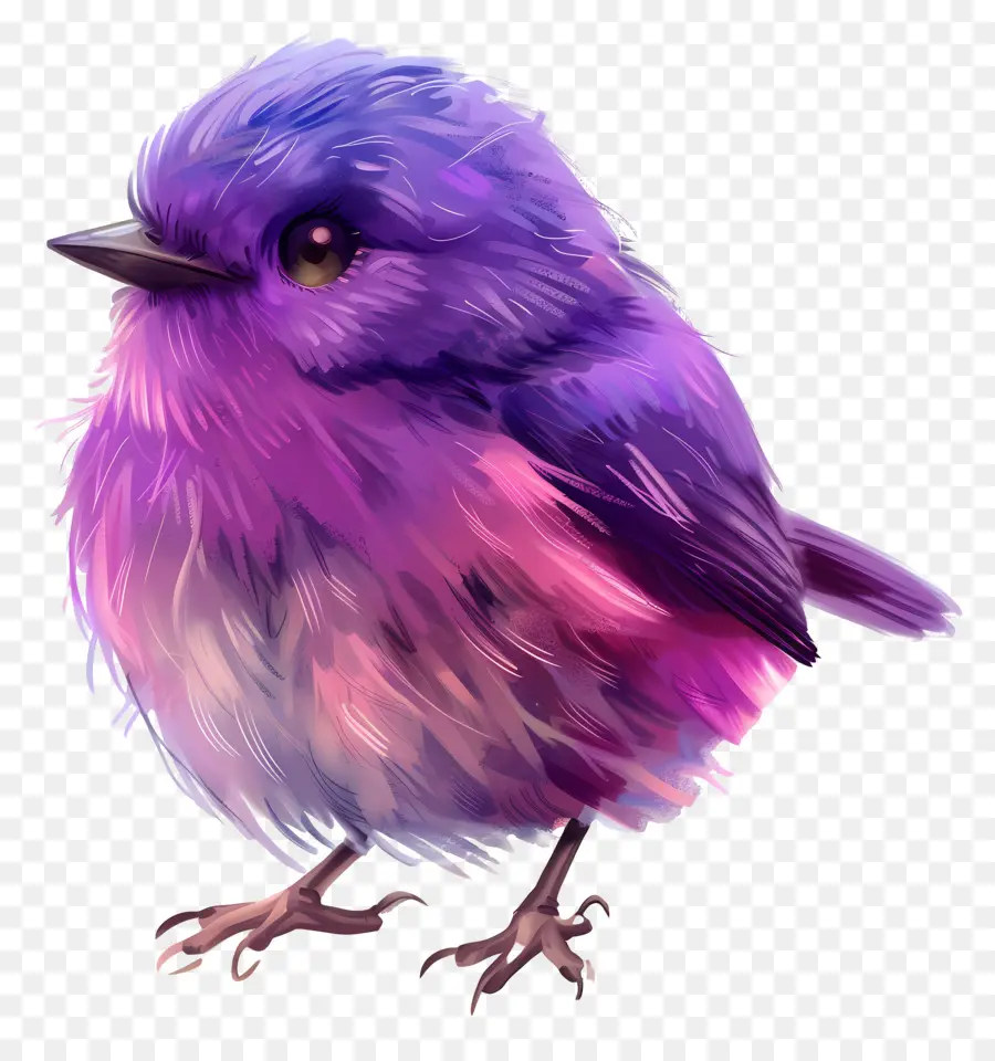 Pájaro Morado，Plumas PNG