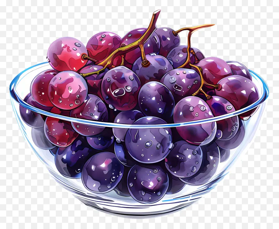 Tazón De Uvas，Uvas PNG