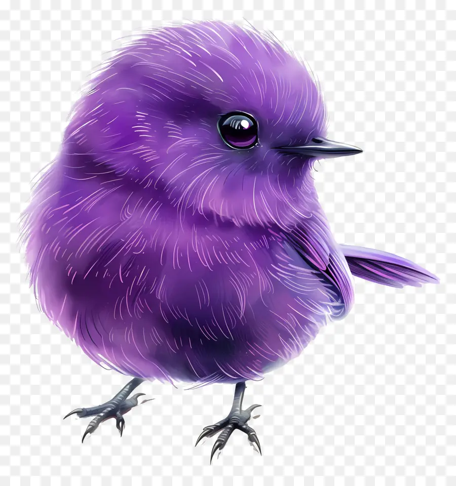 Pájaro Morado，Plumas PNG