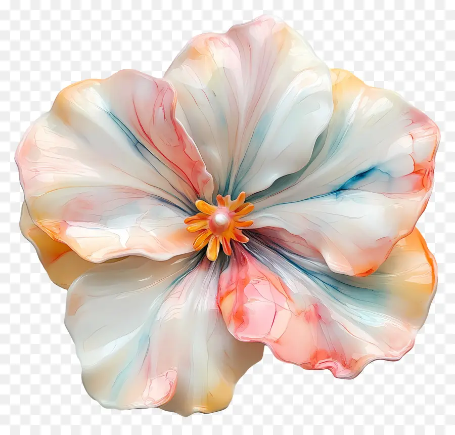 Buen Día，Flor Colorida PNG