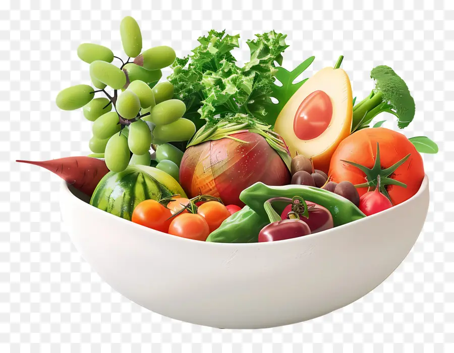 Tazón De Verduras，Pimienta PNG