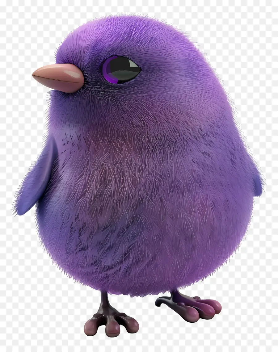 Pájaro Morado，Lindo PNG