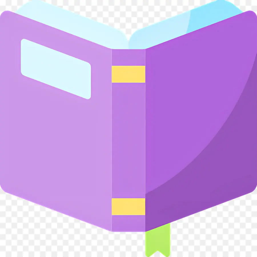 Libro Abierto，Libro Morado PNG