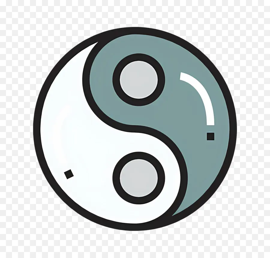 Yin Yang，Símbolo Yin Yang PNG