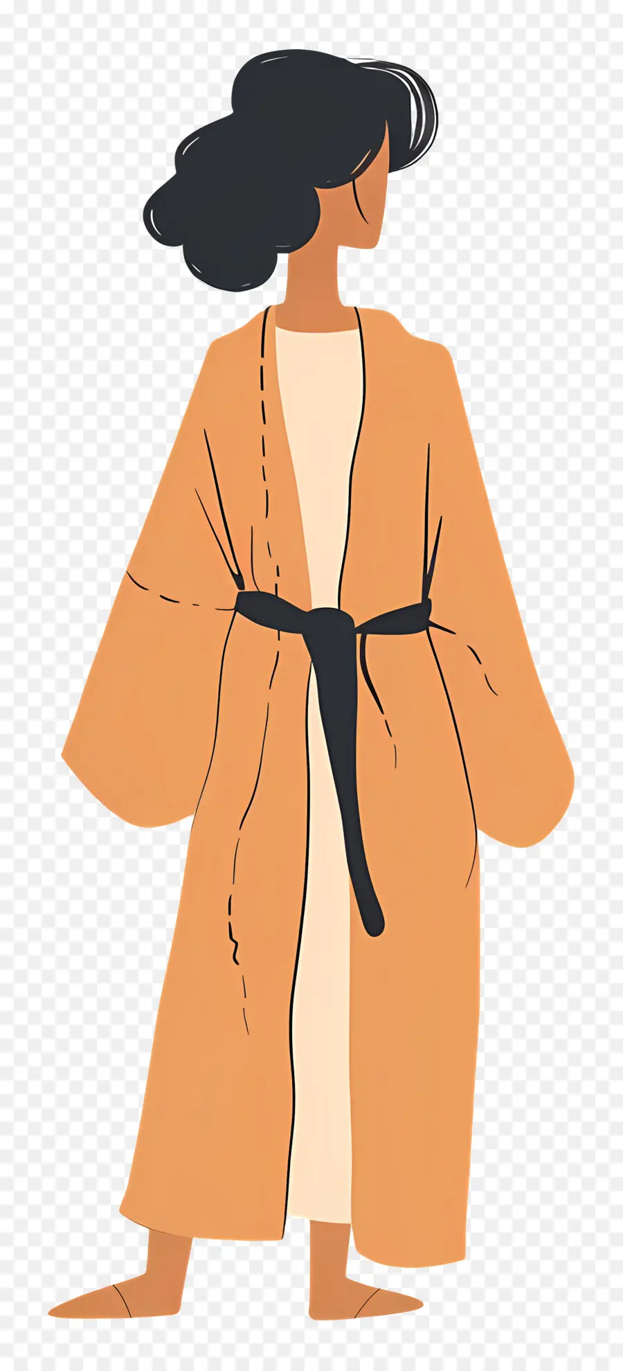 Mujer En Bata，Persona PNG