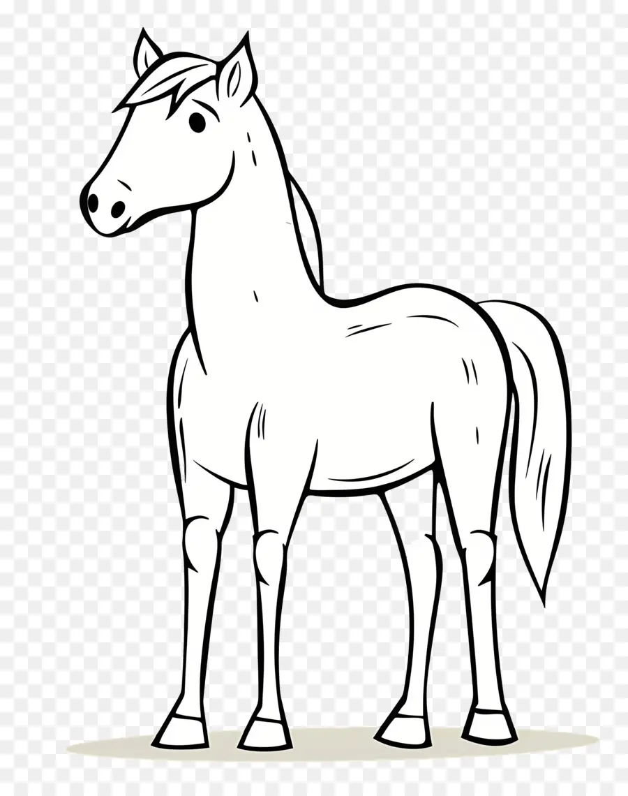 Contorno Del Caballo，Caballo PNG