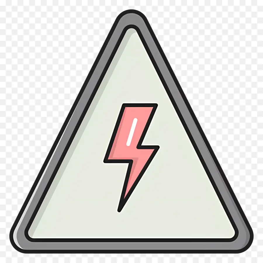 Advertencia Electrica，Rayo PNG