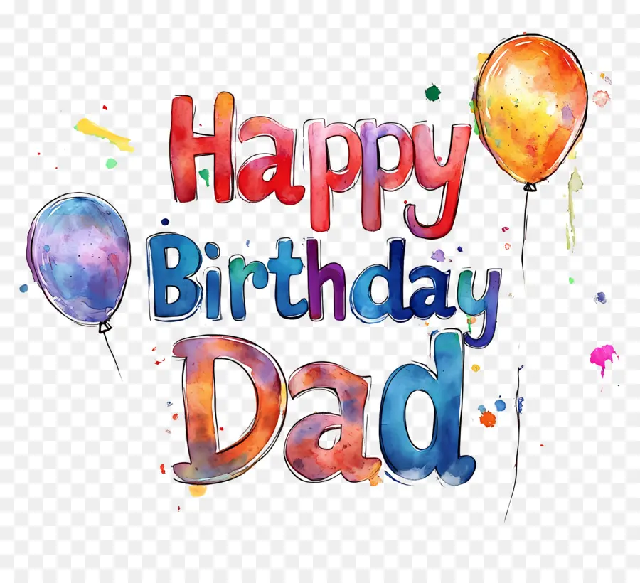 Feliz Cumpleaños Papá，Cumpleaños PNG