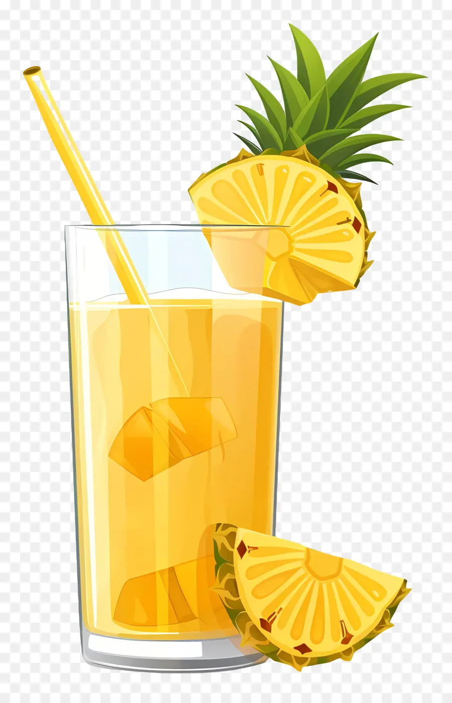 Jugo De Piña，Vaso PNG