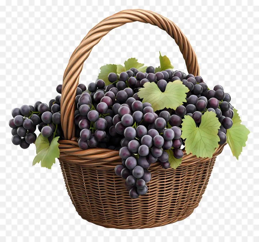 Uva，Cesta De Uvas PNG