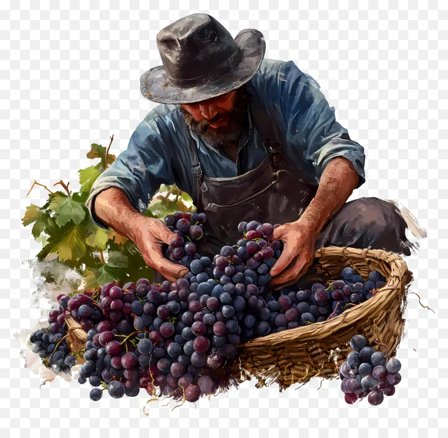 Cosecha De Uvas，Vendimia PNG