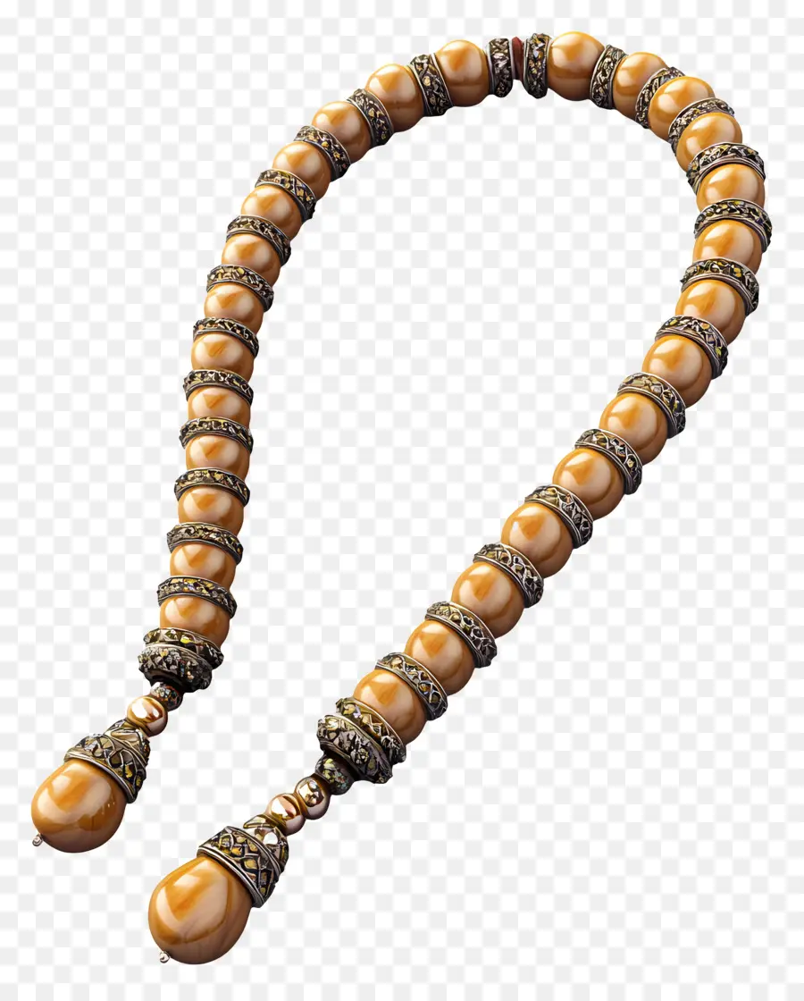 Tasbih，Cuentas De Oración Marrones PNG