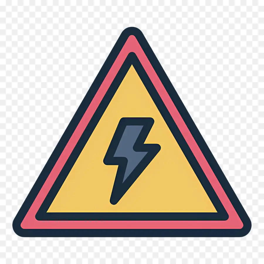 Advertencia Electrica，Señal De Advertencia Eléctrica PNG