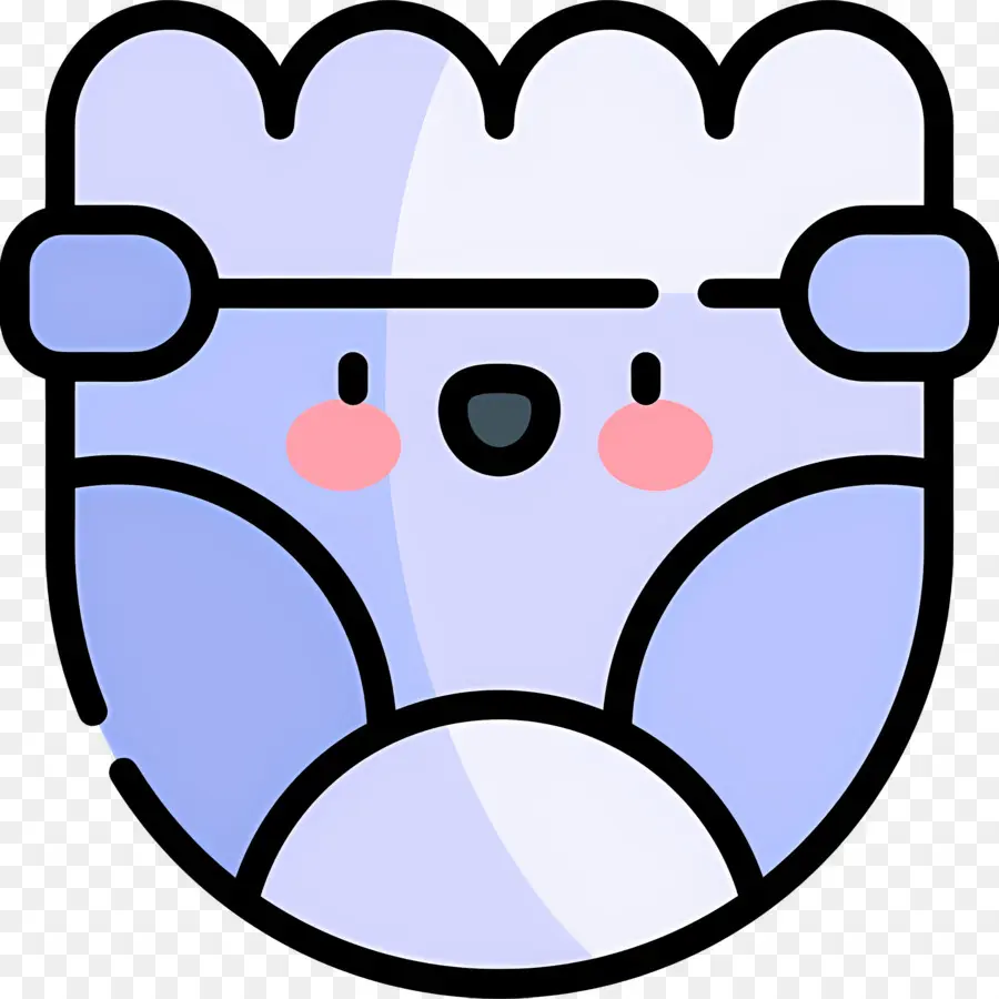 Pañal，Lindo Oso PNG