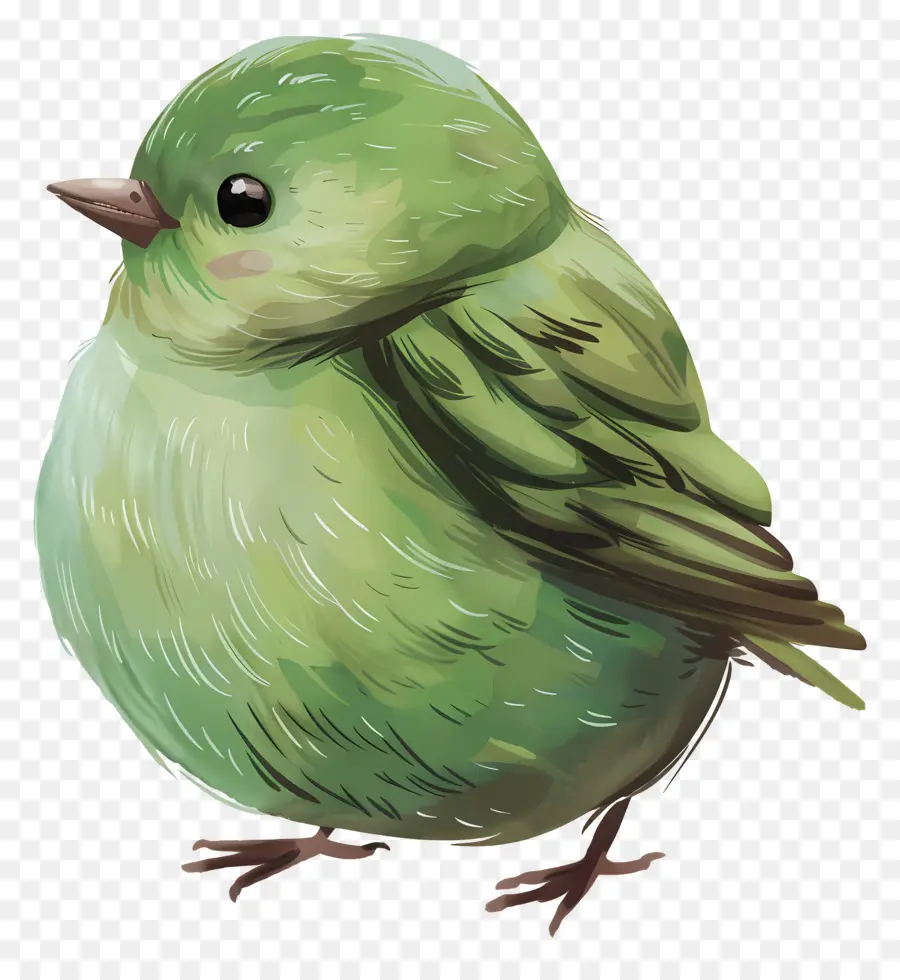 Pájaro Verde，Lindo PNG