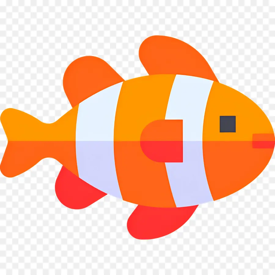 Pez Payaso，Pescado Amarillo Y Blanco PNG