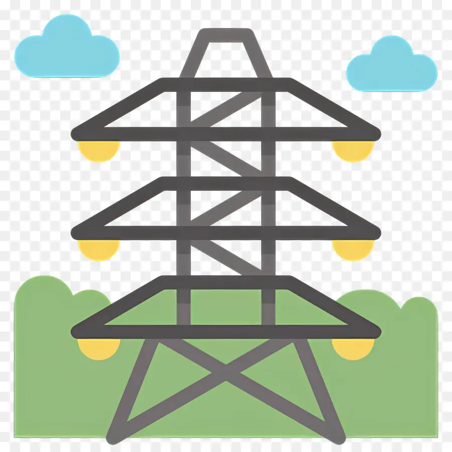 Transmisión Eléctrica，Torre Eléctrica PNG