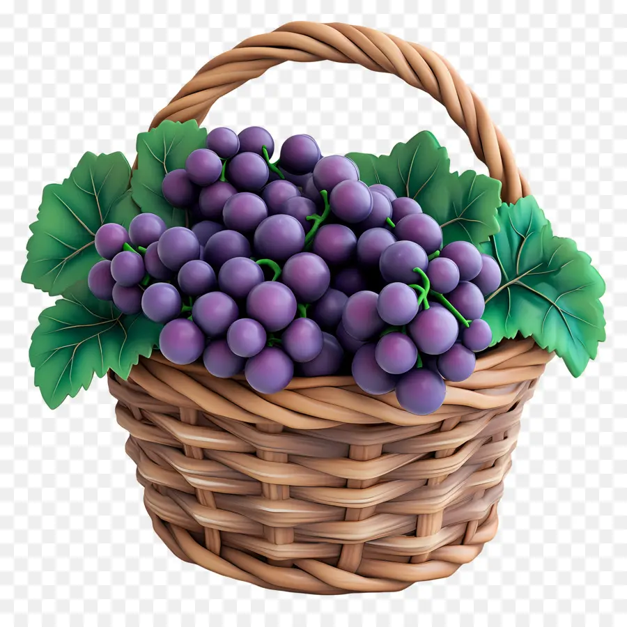 Uva，Cesta De Uvas PNG