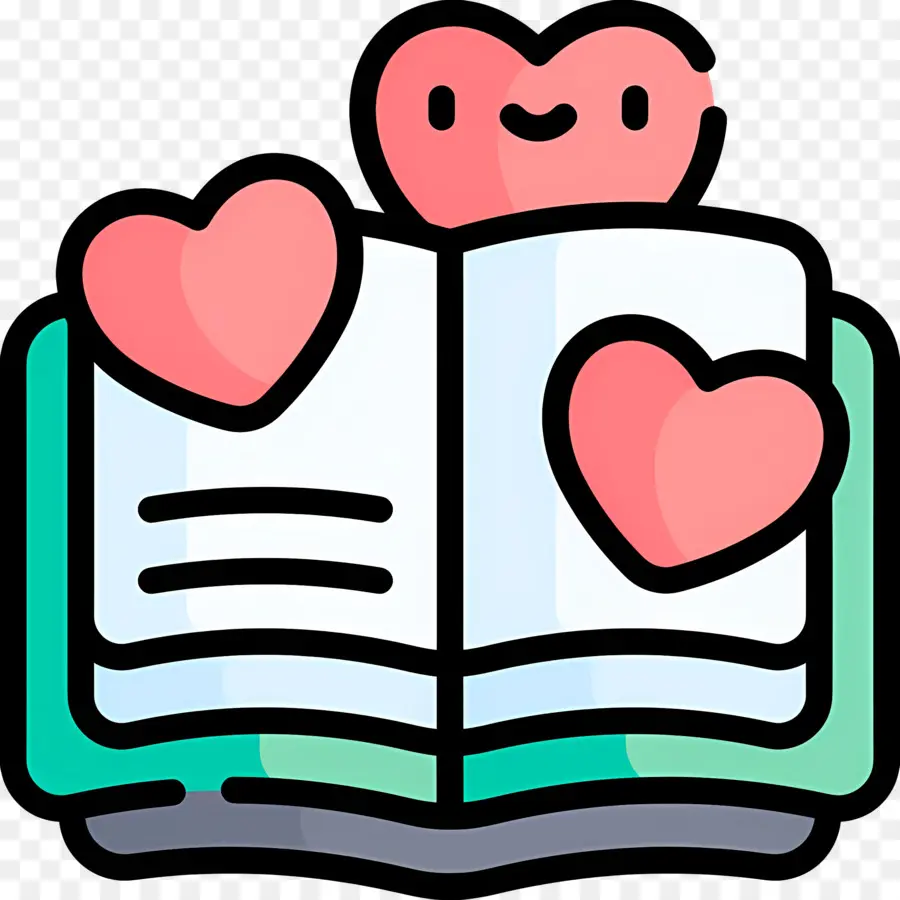 Libro Abierto，Libro De Amor PNG