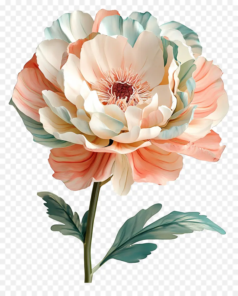 Buen Día，Flor Colorida PNG