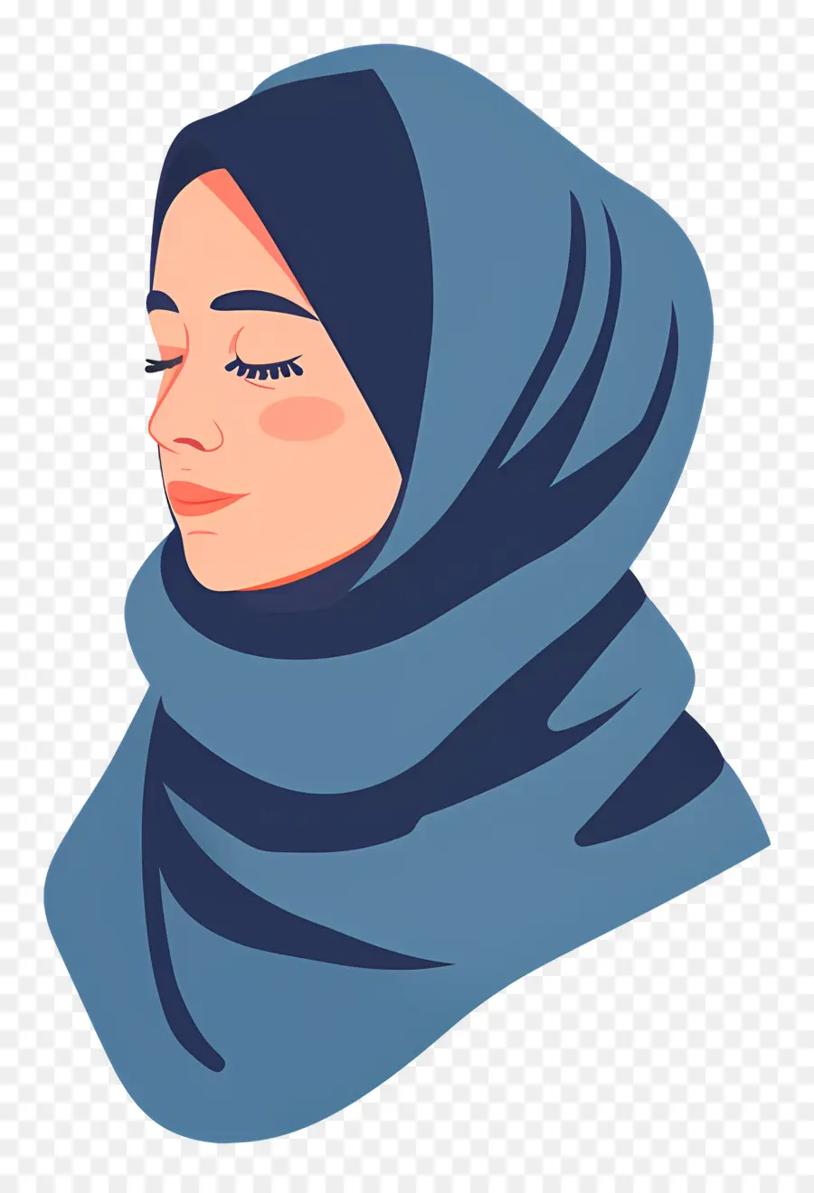 Mujer En Hijab，Perfil PNG