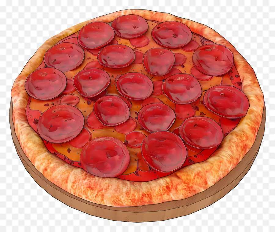 Pizza De Peperoni，Pizza PNG