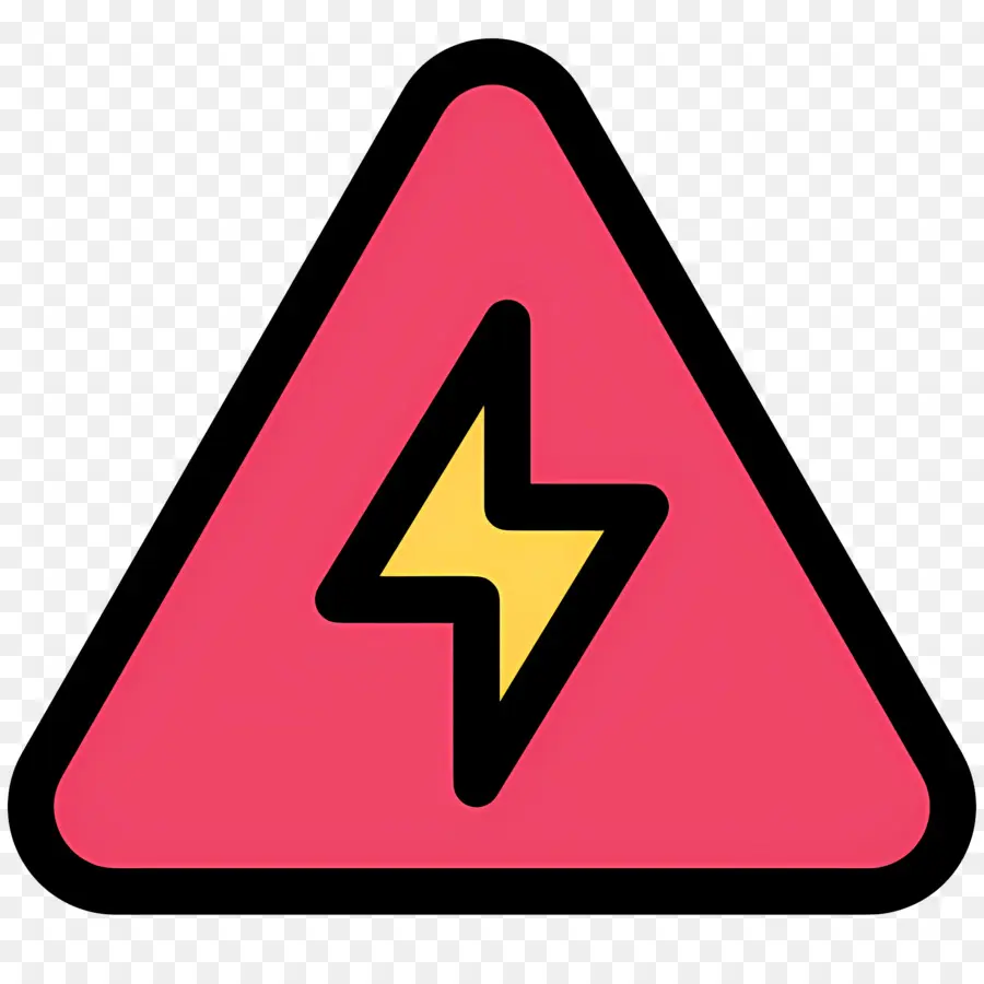 Advertencia Electrica，Rayo PNG