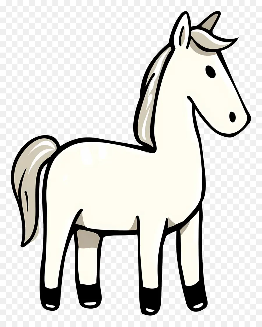 Contorno Del Caballo，Caballo PNG