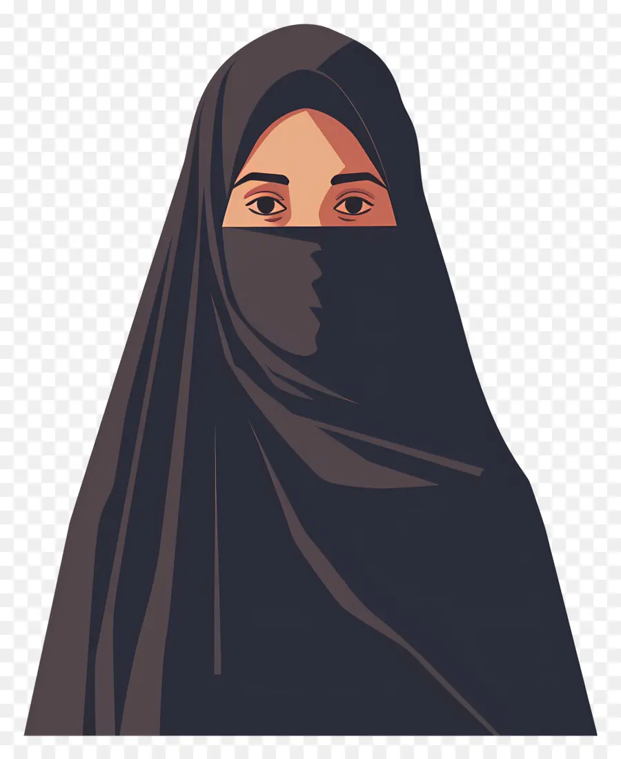 Mujer En Niqab，Mujer En Hijab PNG