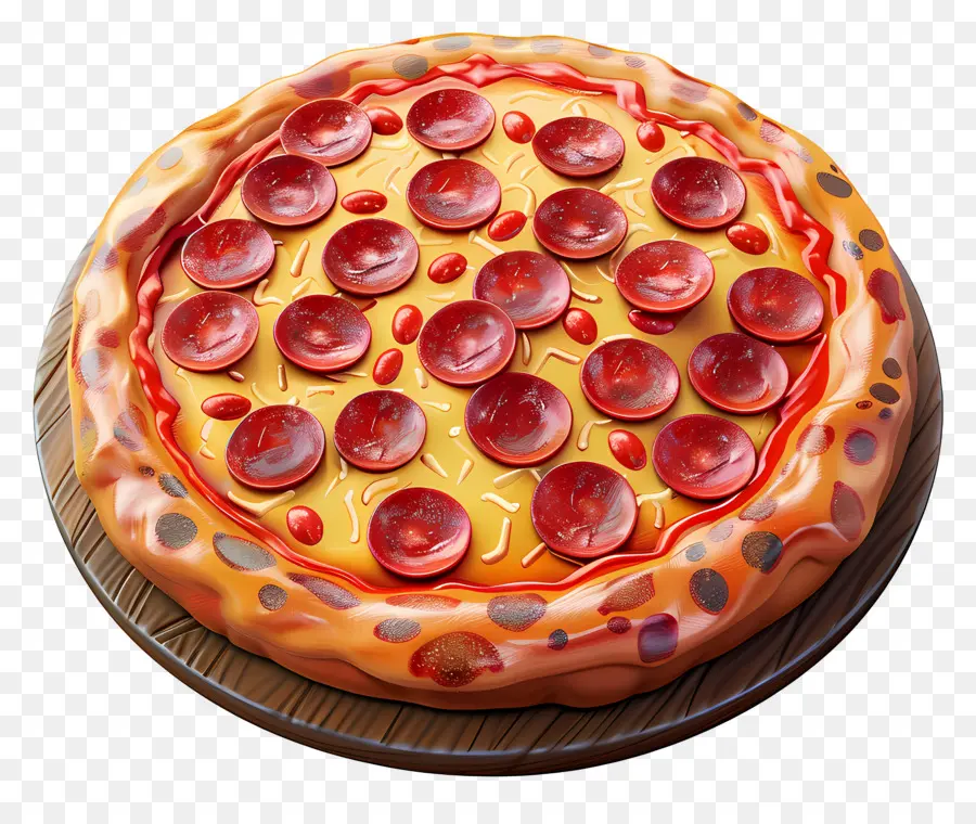 Pizza De Peperoni，Queso PNG