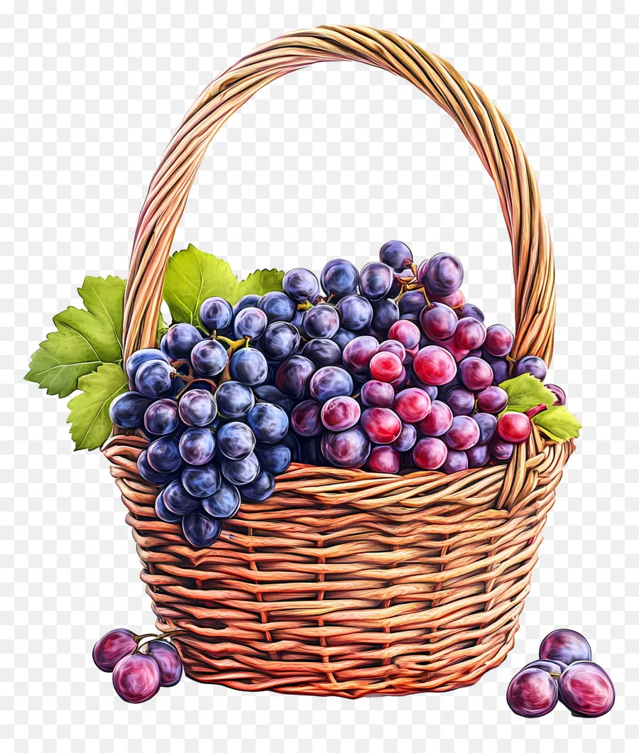 Vendimia，Cesta De Uvas PNG