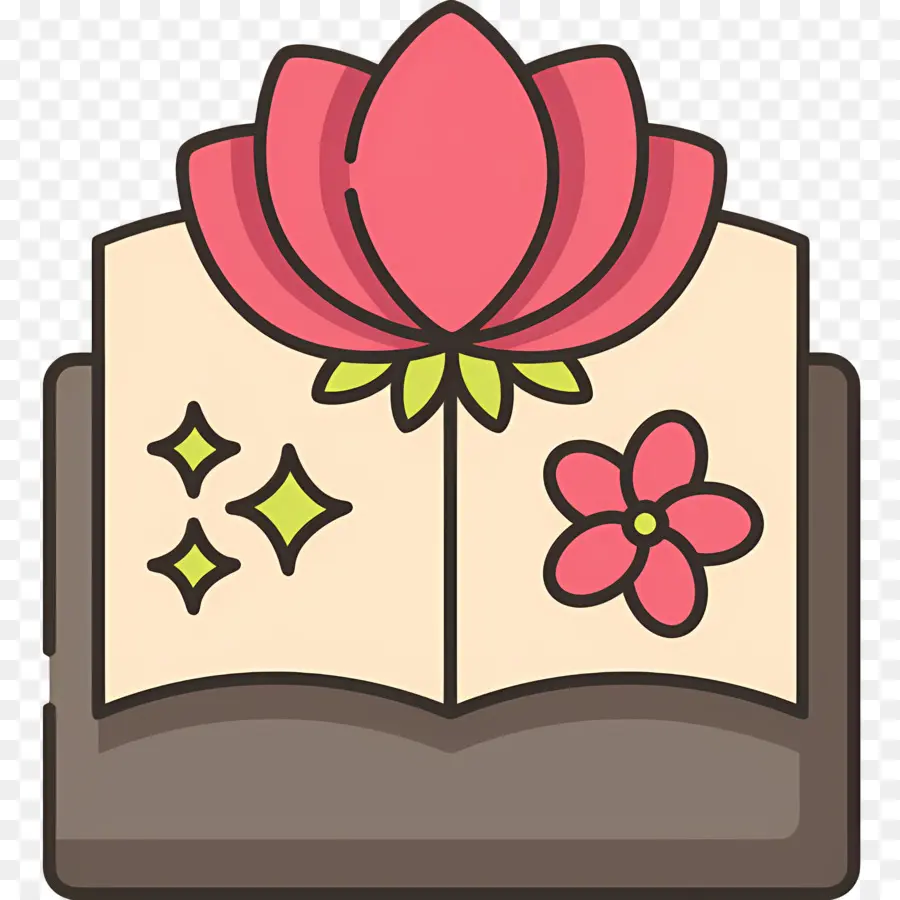 Libro Abierto，Libro De Flores PNG