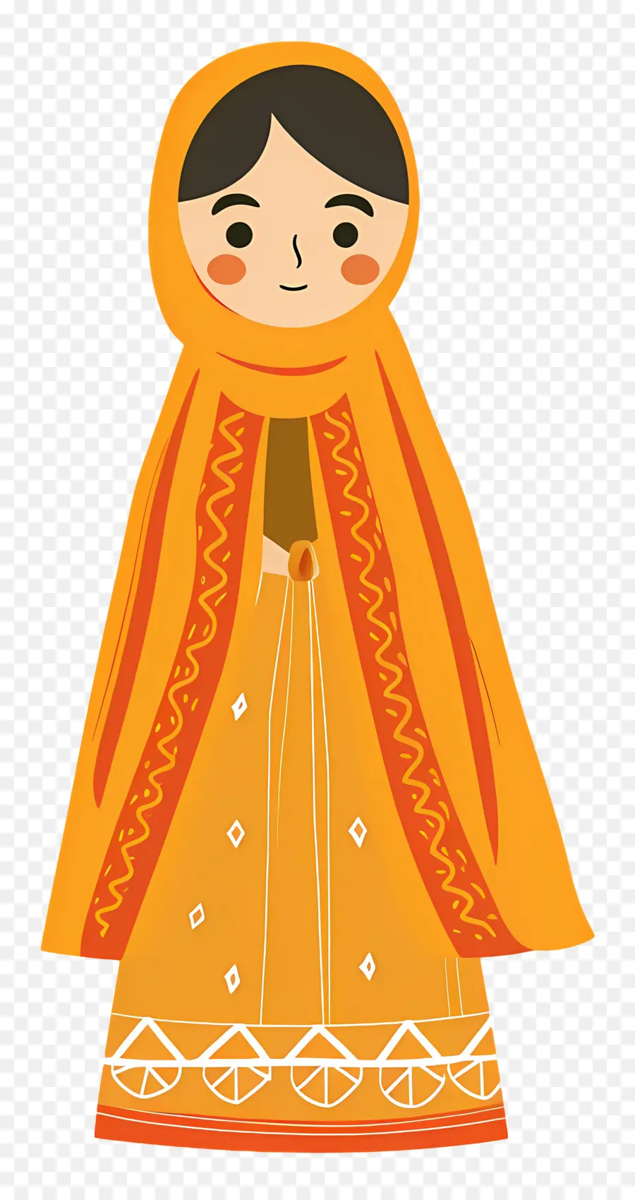 Mujer En Traje Tradicional，Chica Con Traje Tradicional PNG