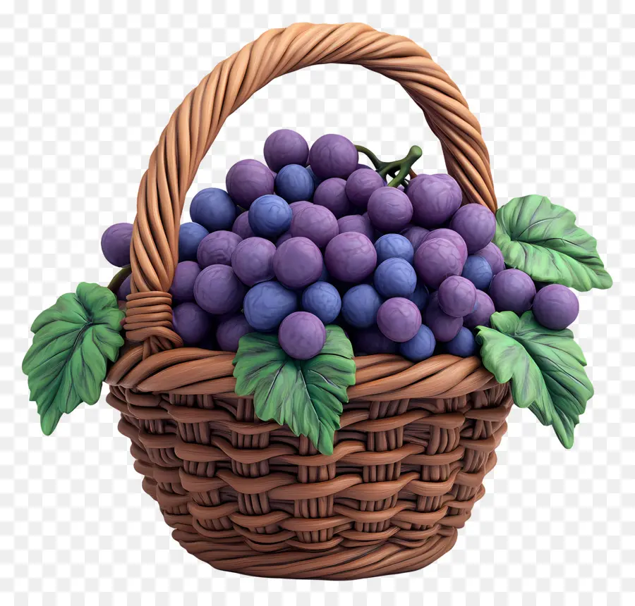 Uva，Cesta De Uvas PNG