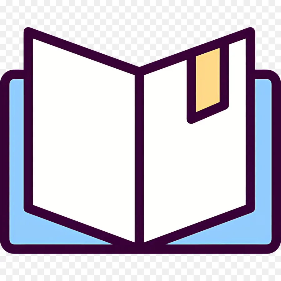 Libro Abierto，Libro Azul PNG