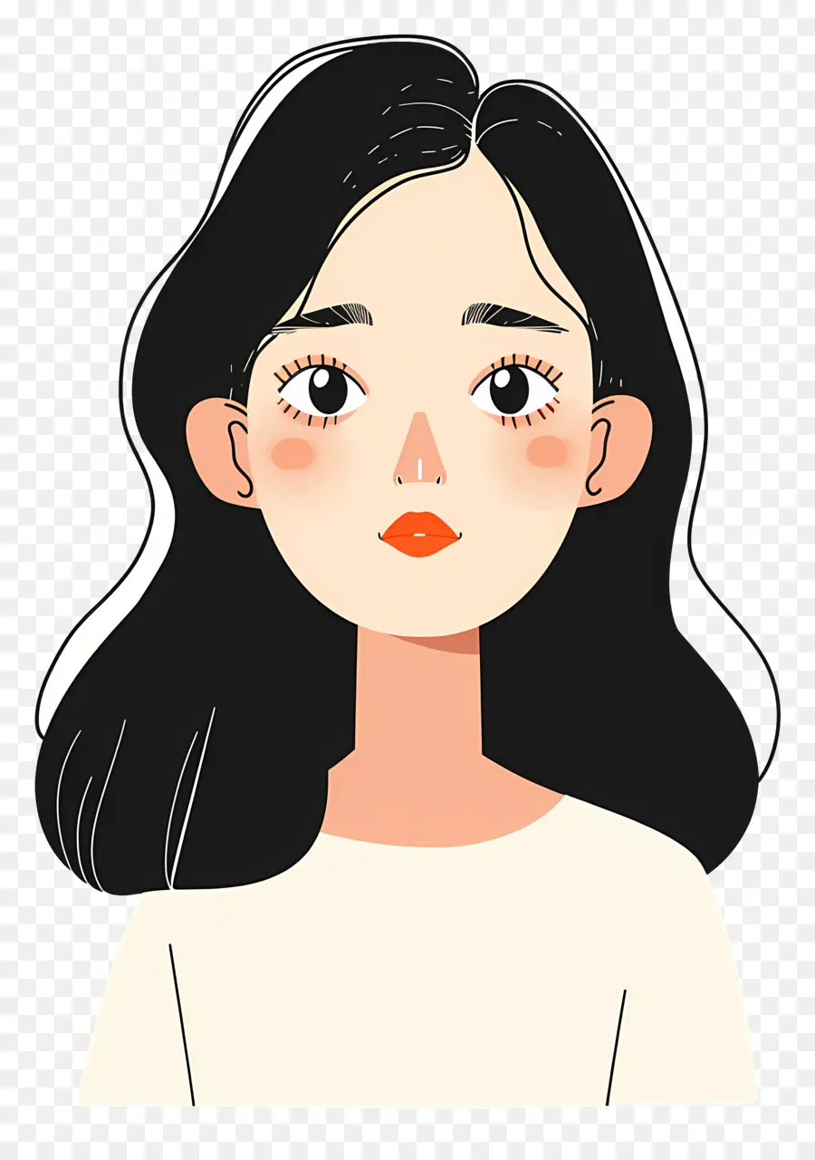 Mujer Coreana，Chica PNG