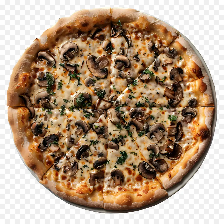 Pizza De Champiñones，Pizza PNG