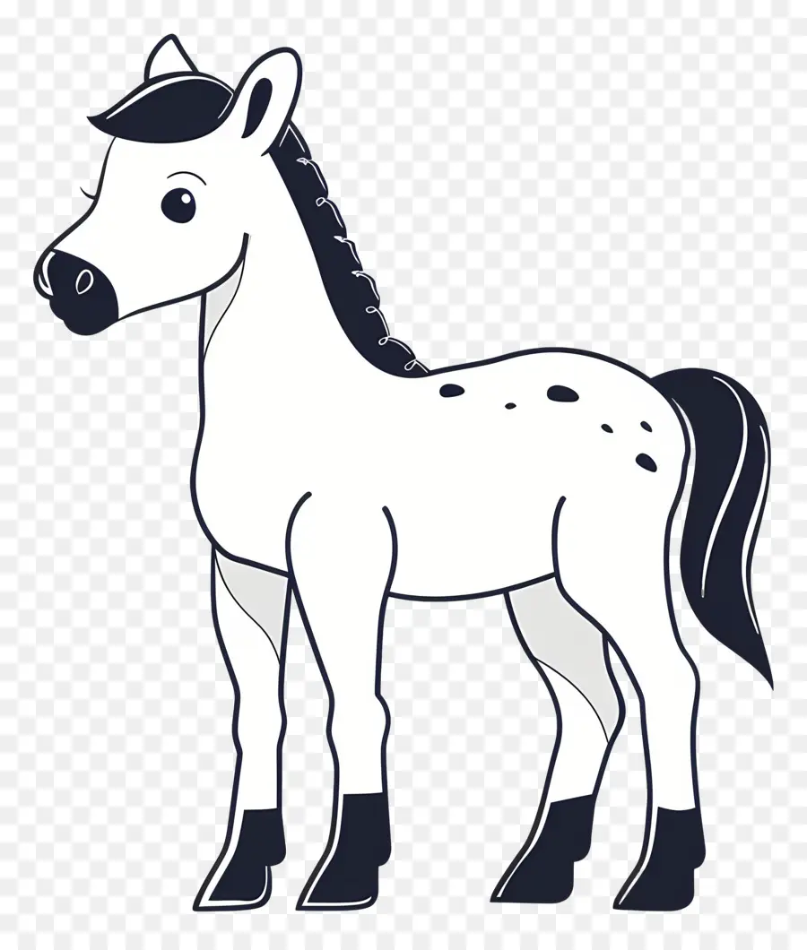 Contorno Del Caballo，Caballo PNG