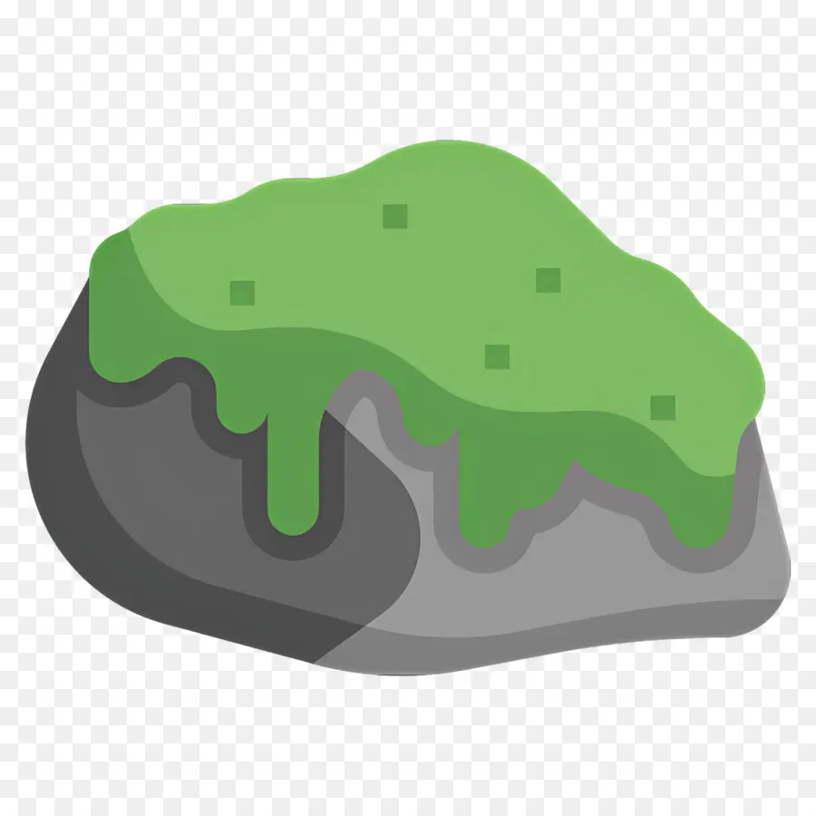 Musgo，Musgo Verde Sobre Roca PNG